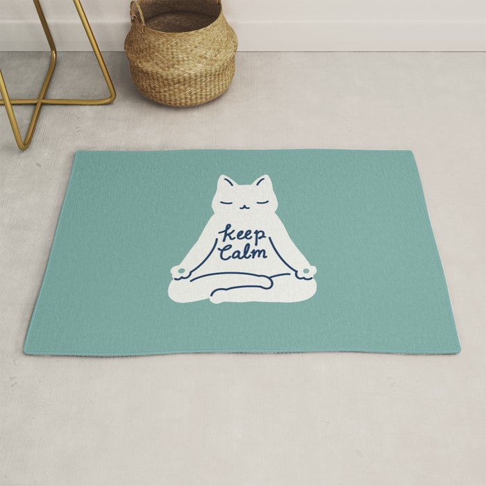 Keep Calm Cat Rug Gallery Image 1