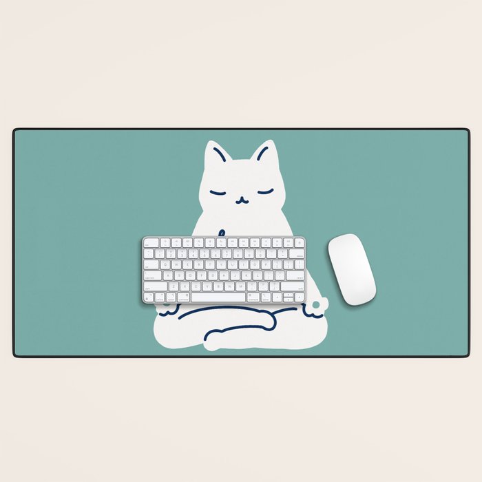 Keep Calm Cat Desk Mat Gallery Image 1