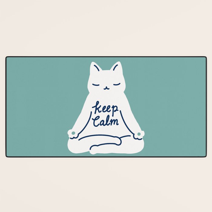 Keep Calm Cat Desk Mat Gallery Image 3