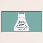 Keep Calm Cat Desk Mat Gallery Image 3