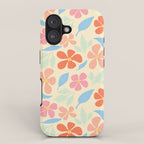 Tropical Vintage Flowers iPhone Case Gallery Image 1