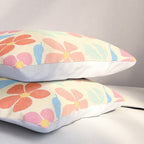 Tropical Vintage Flowers Pillow Sham Gallery Image 3