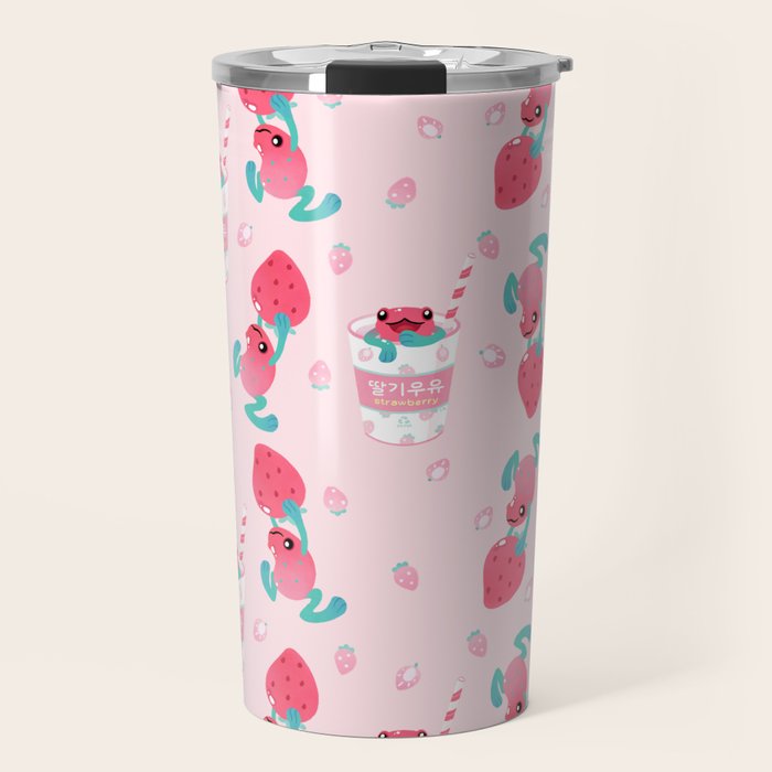 Strawberry poison milk 1 Travel Mug Gallery Image 1