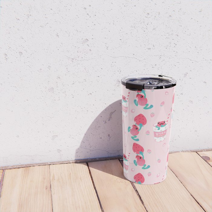 Strawberry poison milk 1 Travel Mug Gallery Image 4