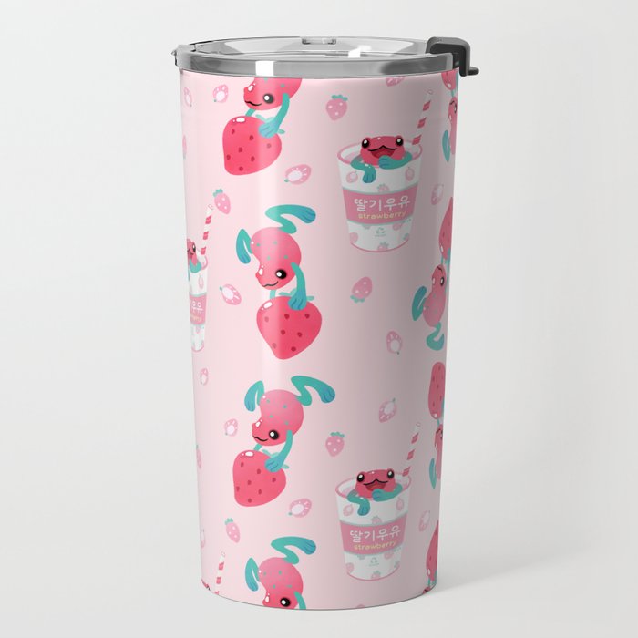 Strawberry poison milk 1 Travel Mug Gallery Image 2