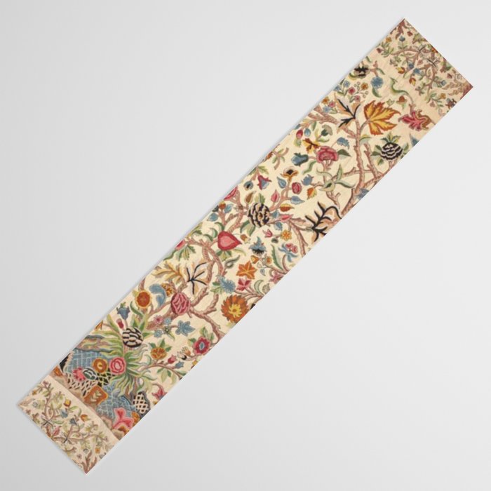 Ornate Kashmir Crewelwork Indian Palampore  Table Runner Gallery Image 3