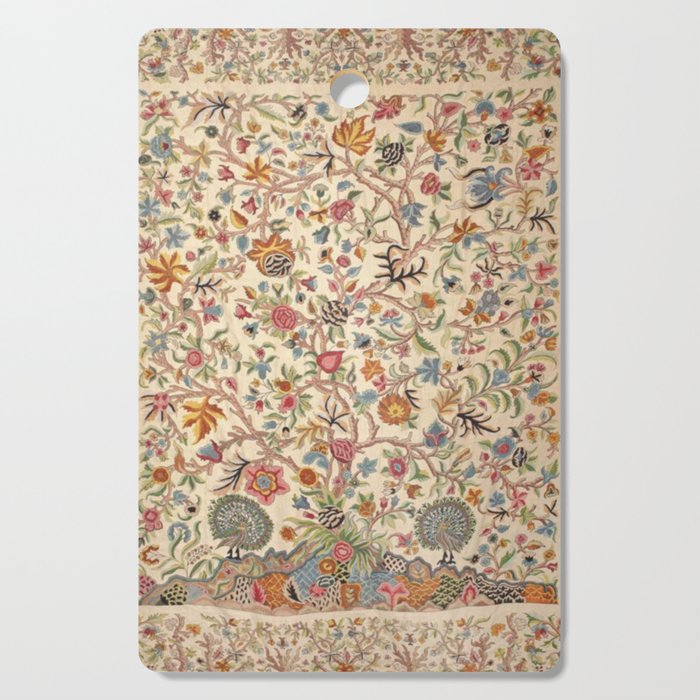 Ornate Kashmir Crewelwork Indian Palampore  Cutting Board Gallery Image 1