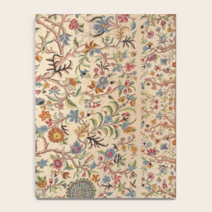 Ornate Kashmir Crewelwork Indian Palampore  Notebook Gallery Image 4