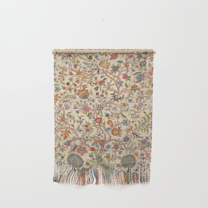 Ornate Kashmir Crewelwork Indian Palampore  Wall Hanging Gallery Image 1