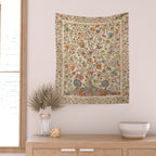 Ornate Kashmir Crewelwork Indian Palampore  Wall Tapestry Gallery Image 2