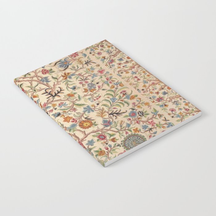 Ornate Kashmir Crewelwork Indian Palampore  Notebook Gallery Image 2
