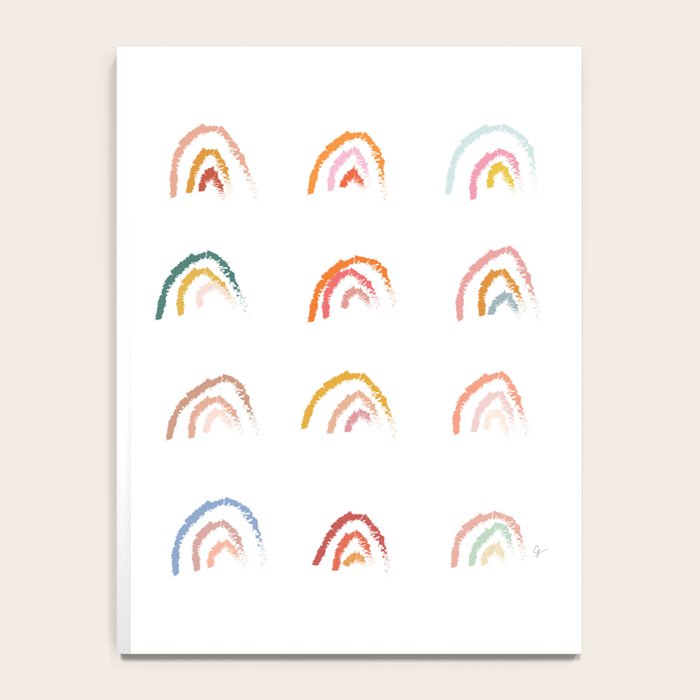 Pastel Rainbows Notebook Gallery Image 4