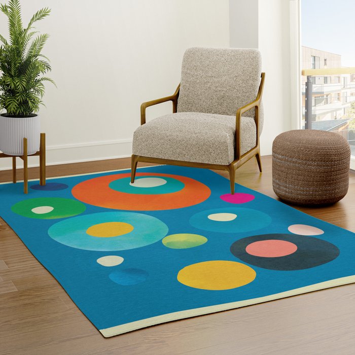 Mid-Century Abstract Balance 14 Rug Gallery Image 3