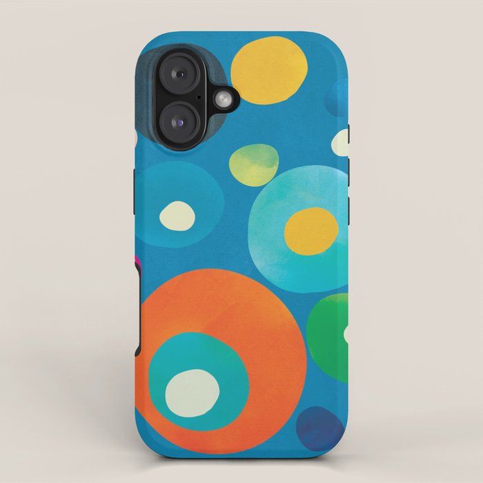 Mid-Century Abstract Balance 14 iPhone Case Gallery Image 1