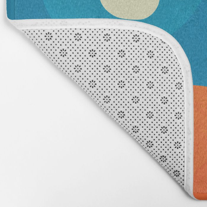 Mid-Century Abstract Balance 14 Bath Mat Gallery Image 2