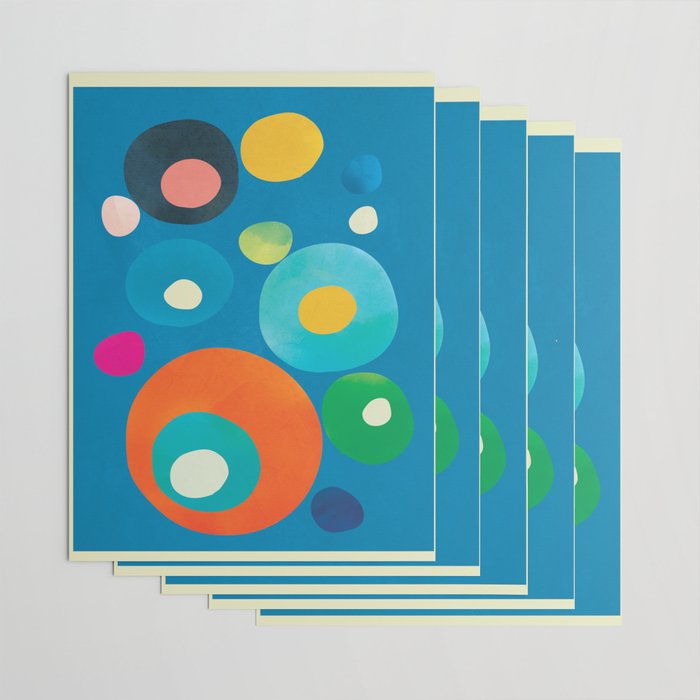 Mid-Century Abstract Balance 14 Wrapping Paper Gallery Image 3