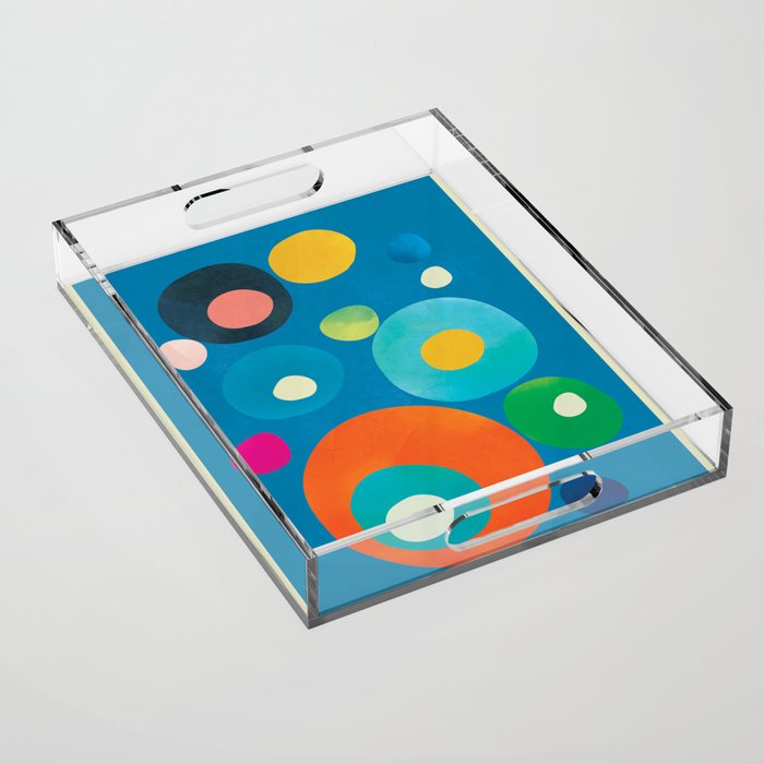 Mid-Century Abstract Balance 14 Acrylic Tray Gallery Image 1