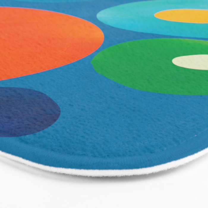 Mid-Century Abstract Balance 14 Bath Mat Gallery Image 3