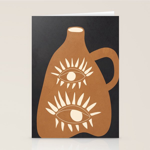 Modern Abstract Vase 1 Stationery Card Gallery Image 2