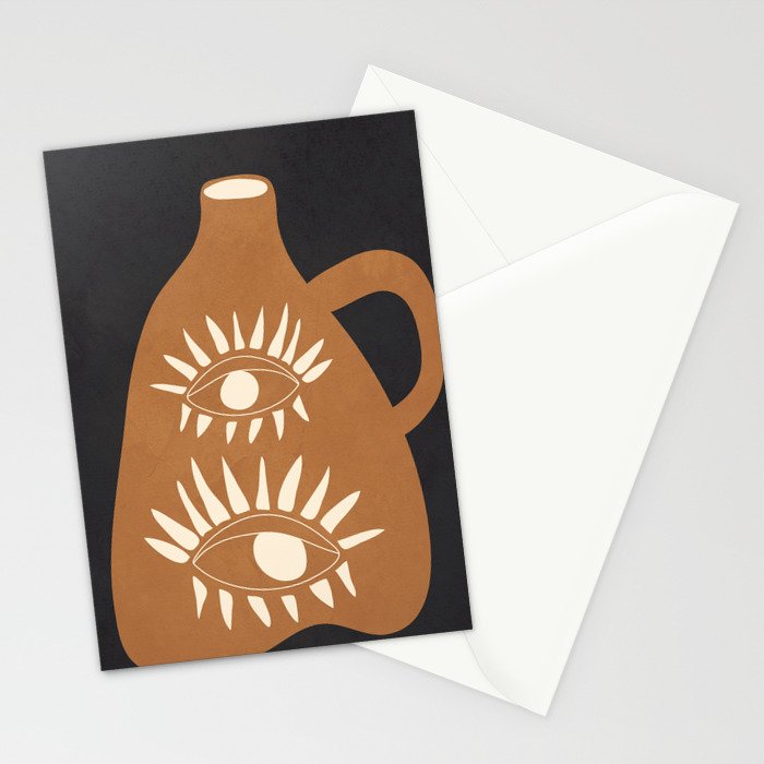 Modern Abstract Vase 1 Stationery Card Gallery Image 2