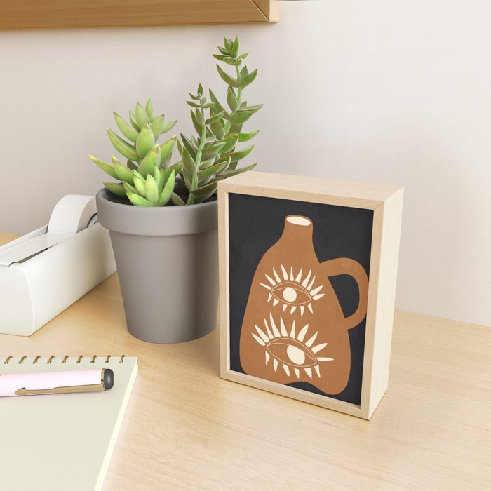 Modern Abstract Vase 1 Mini Art Print Gallery Image 2