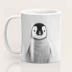 Baby Penguin - Black & White Coffee Mug Gallery Image 3
