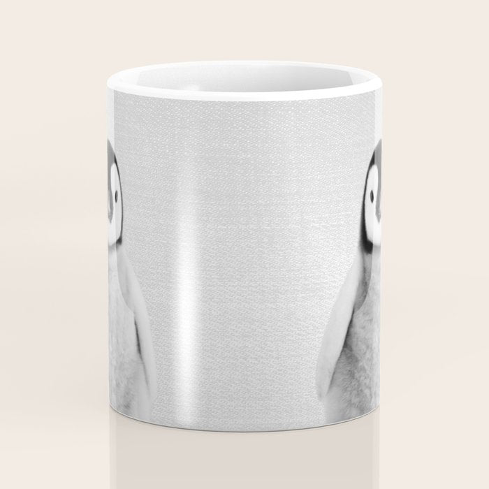Baby Penguin - Black & White Coffee Mug Gallery Image 4