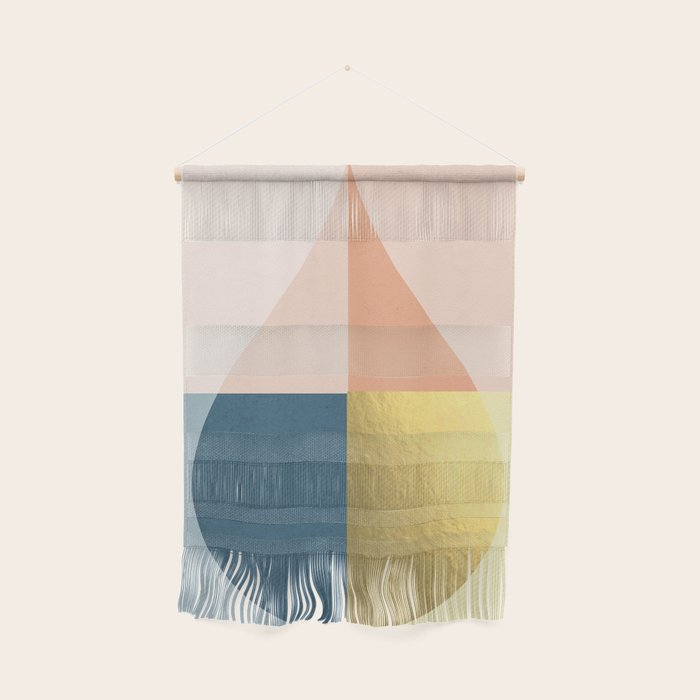 Geometric raindrop Wall Hanging Gallery Image 1