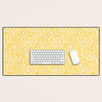 Sunshine Yellow Coneflowers Desk Mat Gallery Image 1