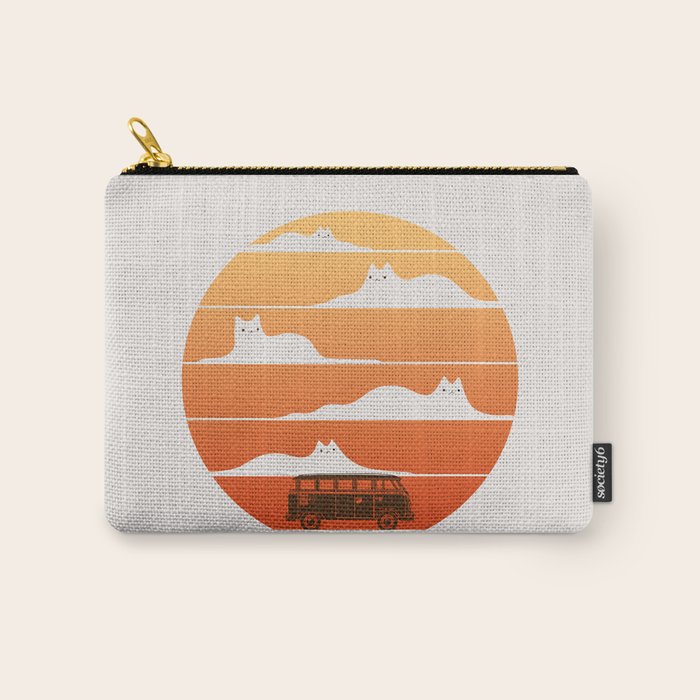 Cat Landscape 106 Carry All Pouch Gallery Image 1