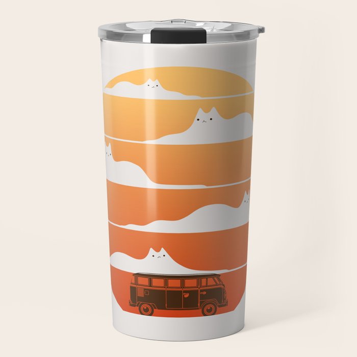 Cat Landscape 106 Travel Mug Gallery Image 1