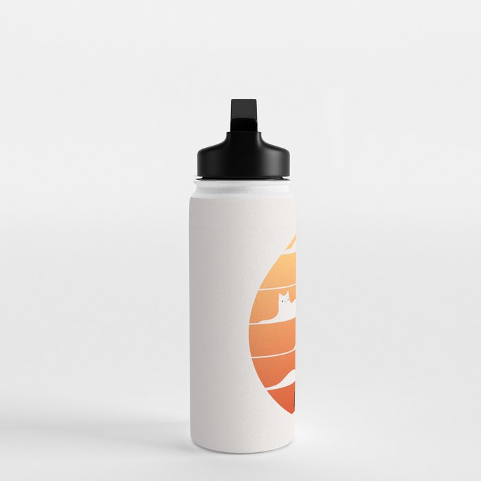 Cat Landscape 106 Water Bottle Gallery Image 3