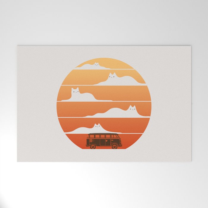 Cat Landscape 106 Welcome Mat Gallery Image 1
