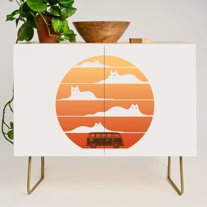 Cat Landscape 106 Credenza Gallery Image 1