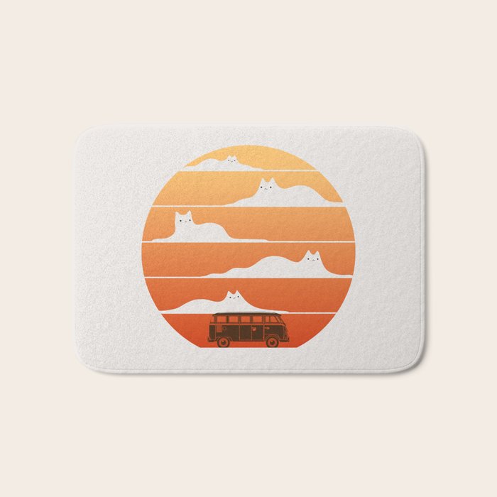 Cat Landscape 106 Bath Mat Gallery Image 1