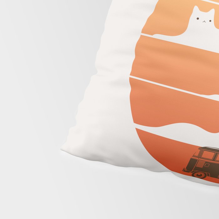 Cat Landscape 106 Pillow Sham Gallery Image 4