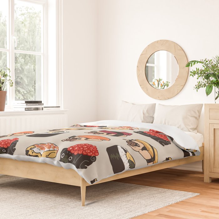Sushi Pug Duvet Cover Gallery Image 2