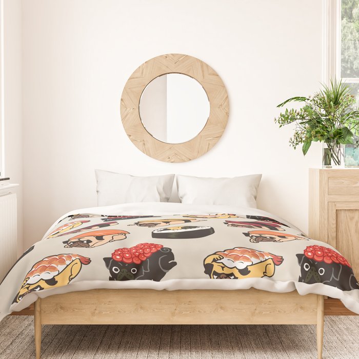 Sushi Pug Duvet Cover Gallery Image 3