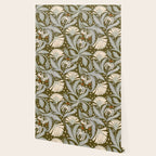 Vintage Botanica Olive Bronze - Heritage Revival Floral  Wallpaper Gallery Image 2