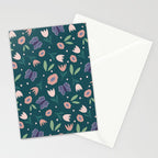 Butterfly and Flowers  Stationery Card Gallery Image 2