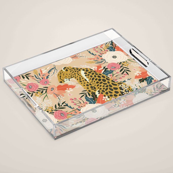Simba Cheetah Prints Acrylic Tray Gallery Image 1