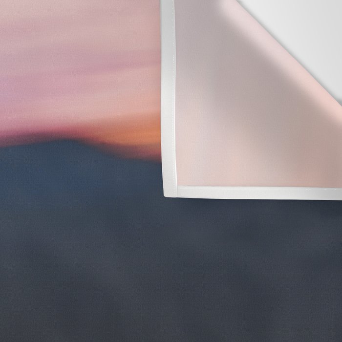 Mountain Sunset Abstract Wall Tapestry Gallery Image 3