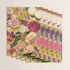 Yellow Happy Floral Pattern, Modernism Wrapping Paper Gallery Image 3