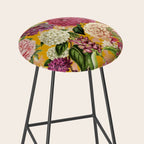 Yellow Happy Floral Pattern, Modernism Stool Gallery Image 2