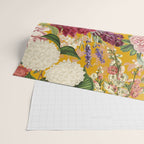 Yellow Happy Floral Pattern, Modernism Wrapping Paper Gallery Image 2
