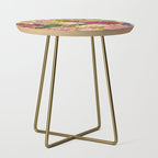 Yellow Happy Floral Pattern, Modernism Side Table Gallery Image 1