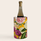 Yellow Happy Floral Pattern, Modernism Wine Chiller Gallery Image 2