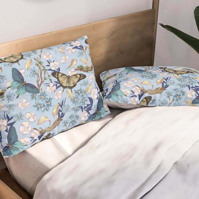 Springtime Flutter Bliss Pillow Sham Gallery Image 2
