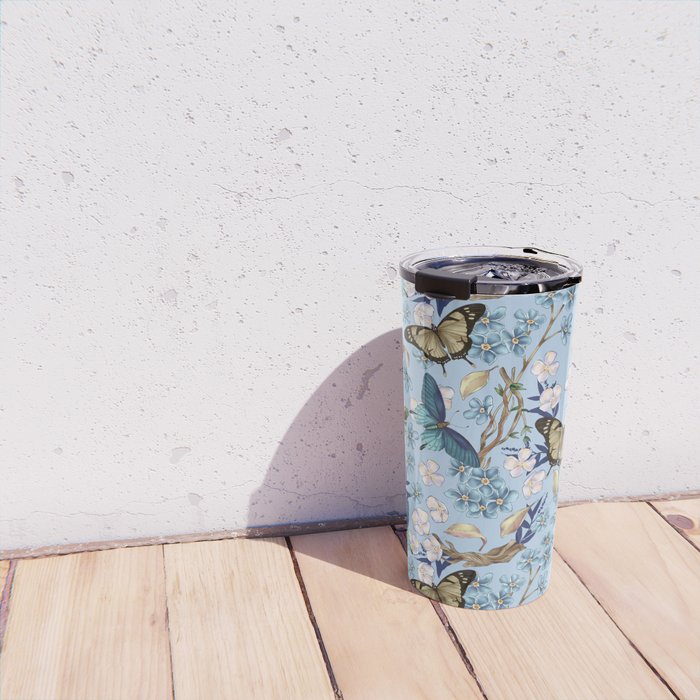 Springtime Flutter Bliss Travel Mug Gallery Image 4