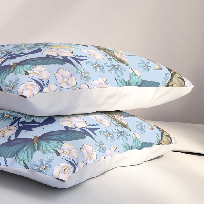 Springtime Flutter Bliss Pillow Sham Gallery Image 3